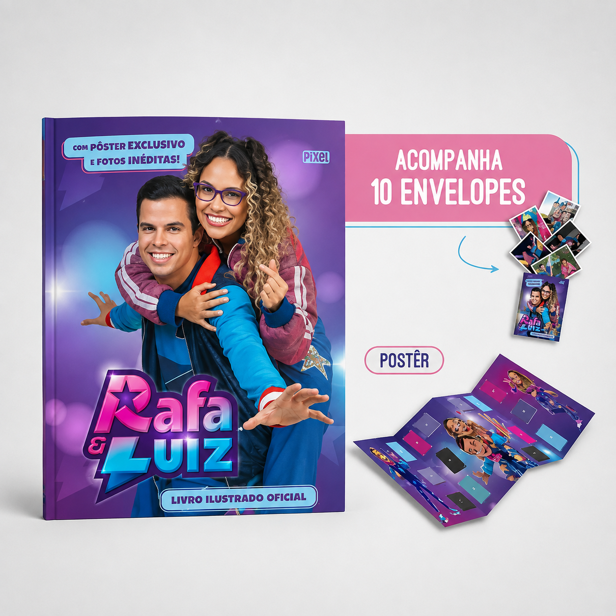 Livro Álbum Oficial Rafa & Luiz + 10 Envelopes